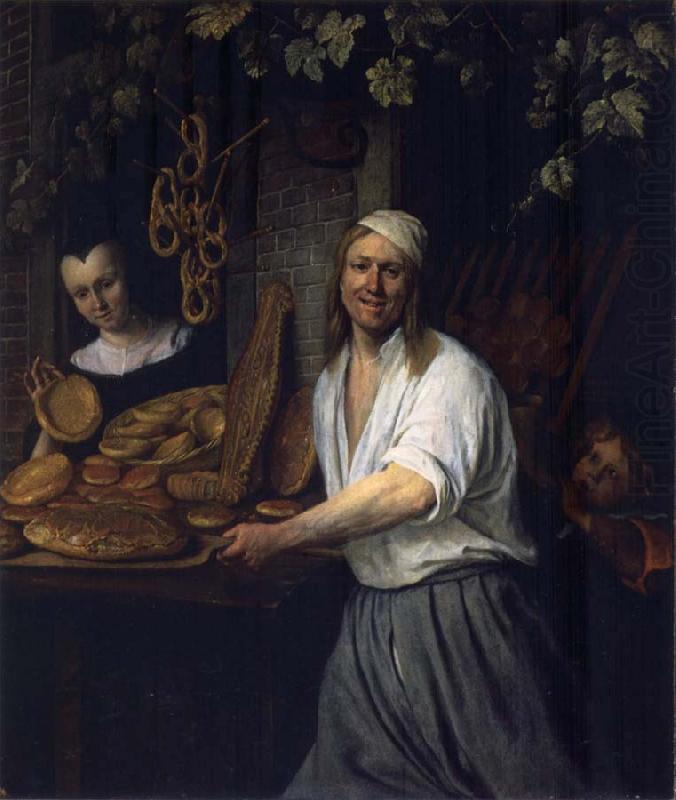 The Leiden Baker Arent Oostwaard and his wife Catharina Keizerswaard, Jan Steen